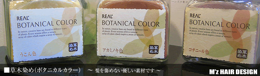 ヘナ・草木染め（ボタニカルカラー）